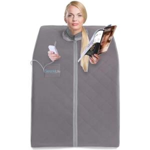 Portable Infrared Sauna Tent with Heated Foot Pad