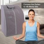 Portable Infrared Sauna Tent with Heated Foot Pad