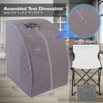 Portable Infrared Sauna Tent with Heated Foot Pad