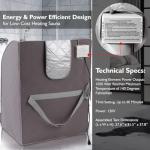 Portable Infrared Sauna Tent with Heated Foot Pad