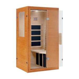 Infrared Home Sauna for One - Low EMF Wood Spa