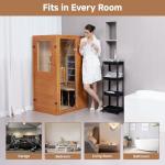 Infrared Home Sauna for One - Low EMF Wood Spa