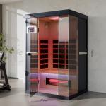 OnxyEdge 2-Person Infrared Sauna with Red Light Therapy