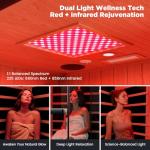 OnxyEdge 2-Person Infrared Sauna with Red Light Therapy