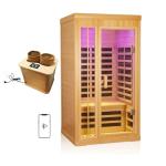 Kanlanth Infrared Sauna for 1-2 People, Bluetooth