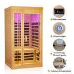 Kanlanth Infrared Sauna for 1-2 People, Bluetooth