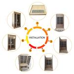 Kanlanth Infrared Sauna for 1-2 People, Bluetooth