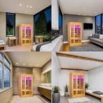 Kanlanth Infrared Sauna for 1-2 People, Bluetooth
