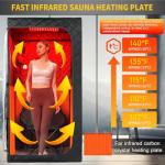 Portable Infrared Sauna Box with Remote Control