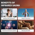 Portable Infrared Sauna Box with Remote Control
