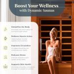 Venice Elite 2-Person Infrared Sauna with Bluetooth