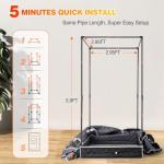 Portable Red Light Sauna Box with Timer and Steamer