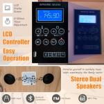Compact Indoor Infrared Sauna with Bluetooth & LED