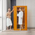 Home Infrared Sauna for 2 with Bluetooth Speakers