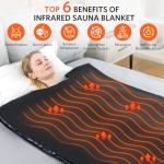 Portable Infrared Sauna Blanket for Detox and Relaxation