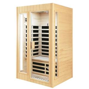Salusheat 2-Person Low EMF Infrared Sauna with Bluetooth