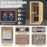 Mini Indoor Far Infrared Home Sauna with 5 Panels