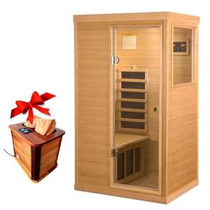 KUNSANA Infrared Sauna for One with Bluetooth