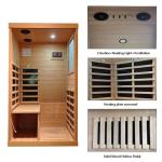 KUNSANA Infrared Sauna for One with Bluetooth