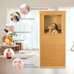 KUNSANA Infrared Sauna for One with Bluetooth