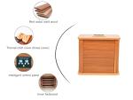 KUNSANA Infrared Sauna for One with Bluetooth