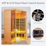 Ultra Low EMF Far Infrared Sauna for 2-3 People