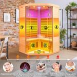 Ultra Low EMF Far Infrared Sauna for 2-3 People