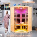 Ultra Low EMF Far Infrared Sauna for 2-3 People