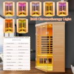 Ultra Low EMF Far Infrared Sauna for 2-3 People