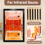 2-Person Far Infrared Sauna with Bluetooth Speaker