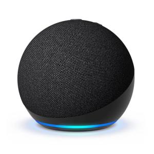 Vibrant Alexa Speaker - Echo Dot, Charcoal