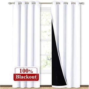 NICETOWN Blackout Curtain Panels for Home Gym