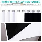 NICETOWN Blackout Curtain Panels for Home Gym