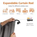 Adjustable Blackout Curtain Rod, 28" to 48