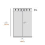 Amazon Basics Blackout Window Curtains, 2 Panels