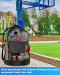 Extra Large Soccer Ball Net Bag with Zipper Pocket