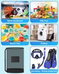Extra Large Soccer Ball Net Bag with Zipper Pocket