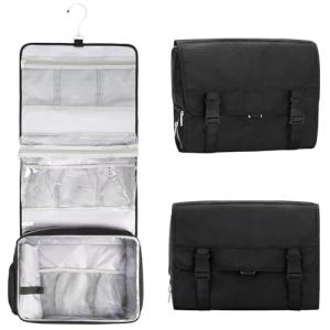 Relavel Travel Toiletry Bag with Shoes Pocket