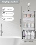 Relavel Travel Toiletry Bag with Shoes Pocket