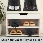 Large Shoe Bags with Clear Window - 12 Pack