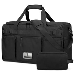 ZOMFELT Tactical Gym Bag with Shoe Compartment