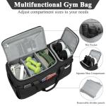 ZOMFELT Tactical Gym Bag with Shoe Compartment