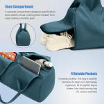Forestfish Yoga Gym Bag with Shoe Compartment, Navy