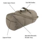 Rugged Heavy-Duty Canvas Gym Duffle Bag, 19