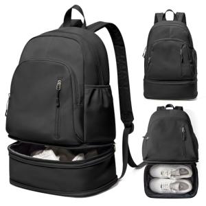 Lightweight Waterproof Gym Backpack with Shoe Compartment