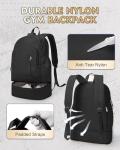 Lightweight Waterproof Gym Backpack with Shoe Compartment