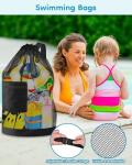 Large Mesh Drawstring Beach Bag for Toys