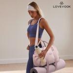 LOVEVOOK Women’s Small Gym Bag with Yoga Mat Holder