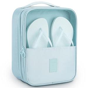 Sky Blue Sports Shoe Bags for Women