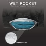 Fitness Duffle Bag with Wet Pocket and Shoe Compartment